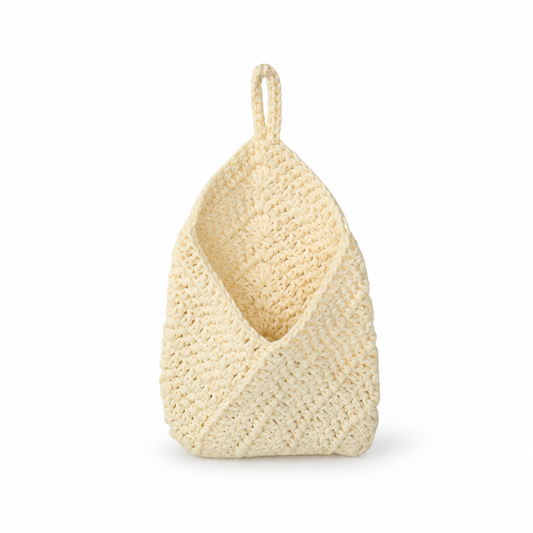 Small Cotton Woven Hanging Storage Basket