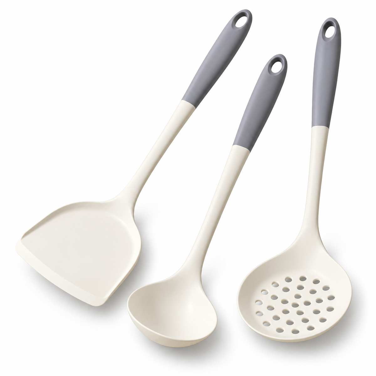 3 Piece Silicone Kitchen Utensil Set