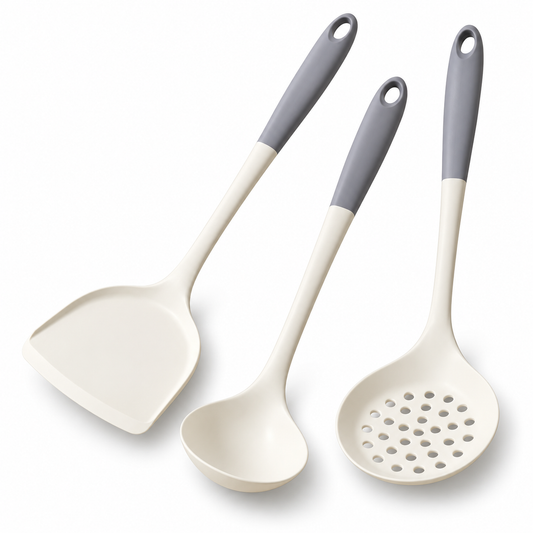3 Piece Silicone Kitchen Utensil Set