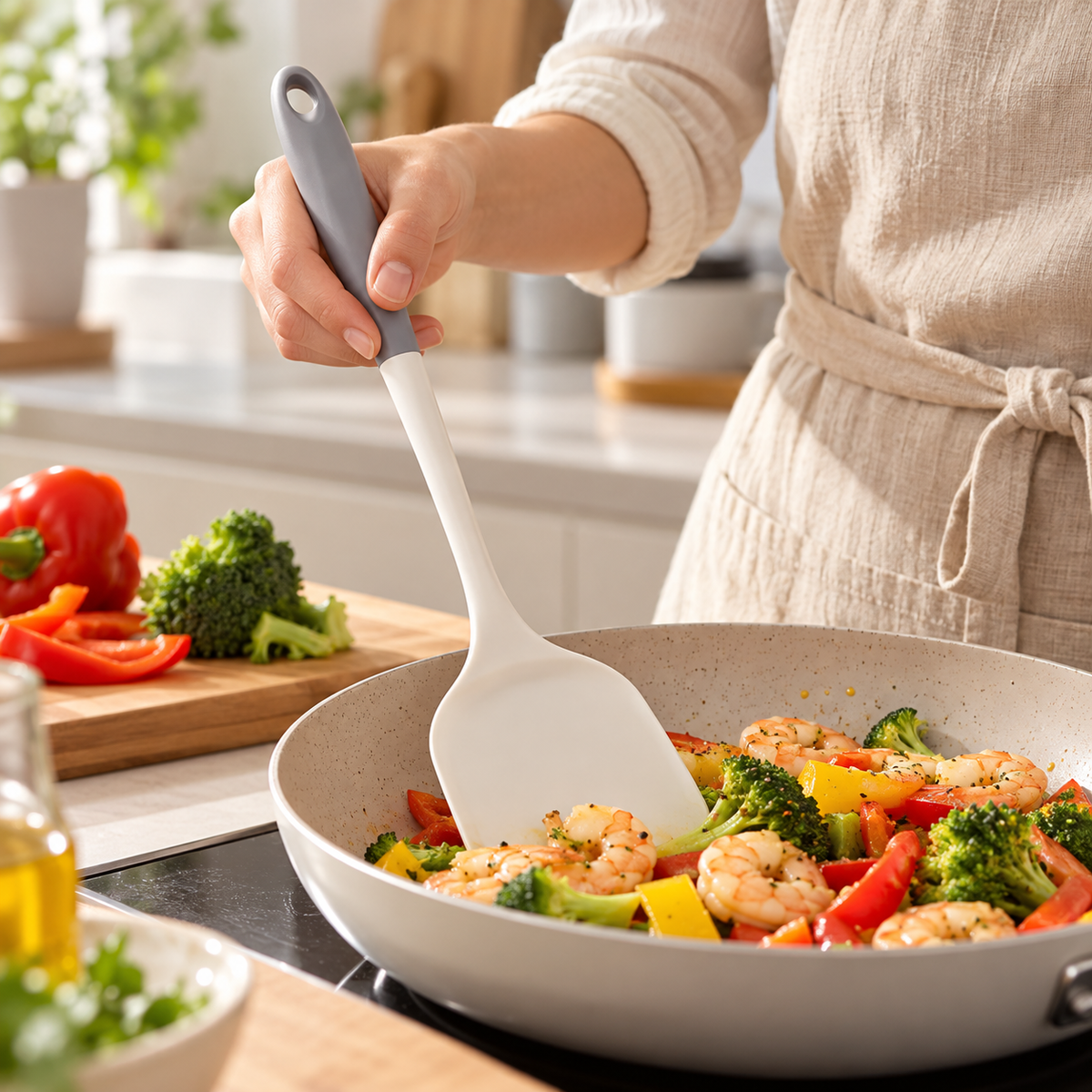 3 Piece Silicone Kitchen Utensil Set